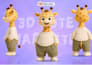 create cute 3d character modeling, cartoon characters and mascot for animation